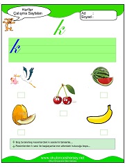 K Sesi Çalışma Sayfaları